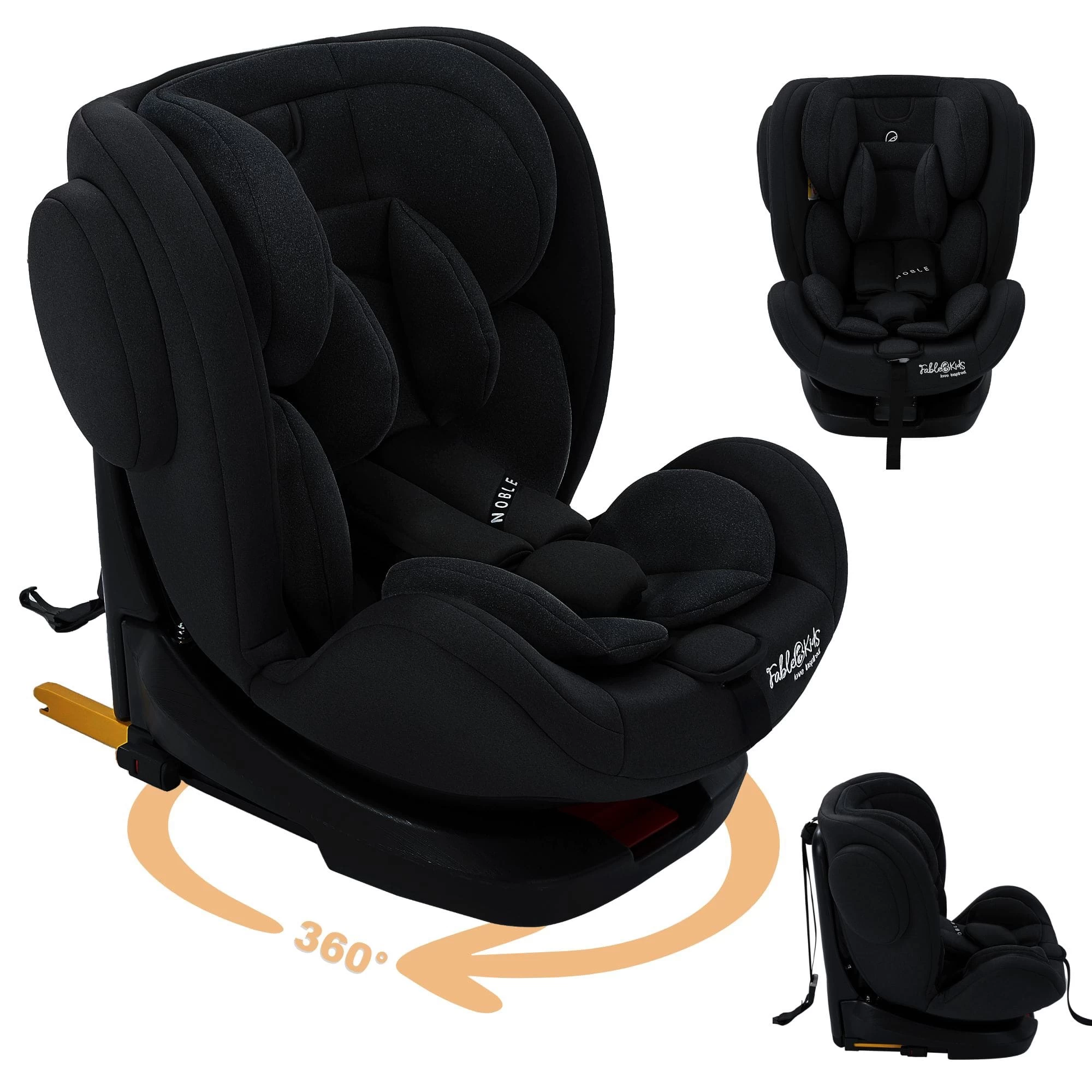Ghế ngồi ô tô FableKids  Noble Schwarz