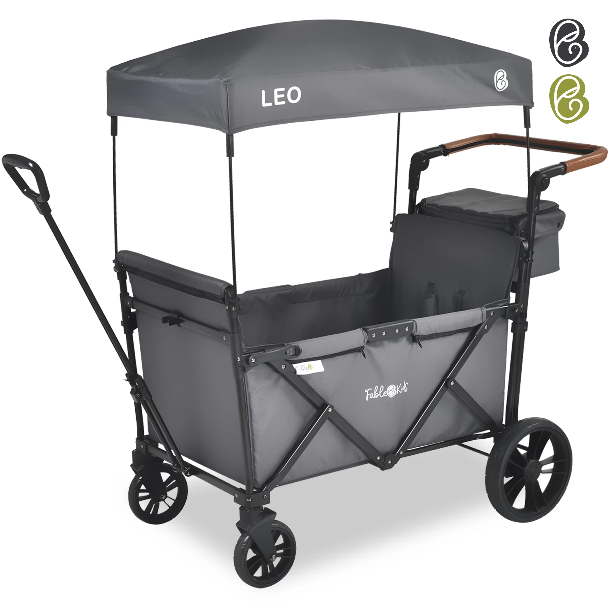 Xe kéo dã ngoại Fable Kids LEO X2 lite - Fossil Grey