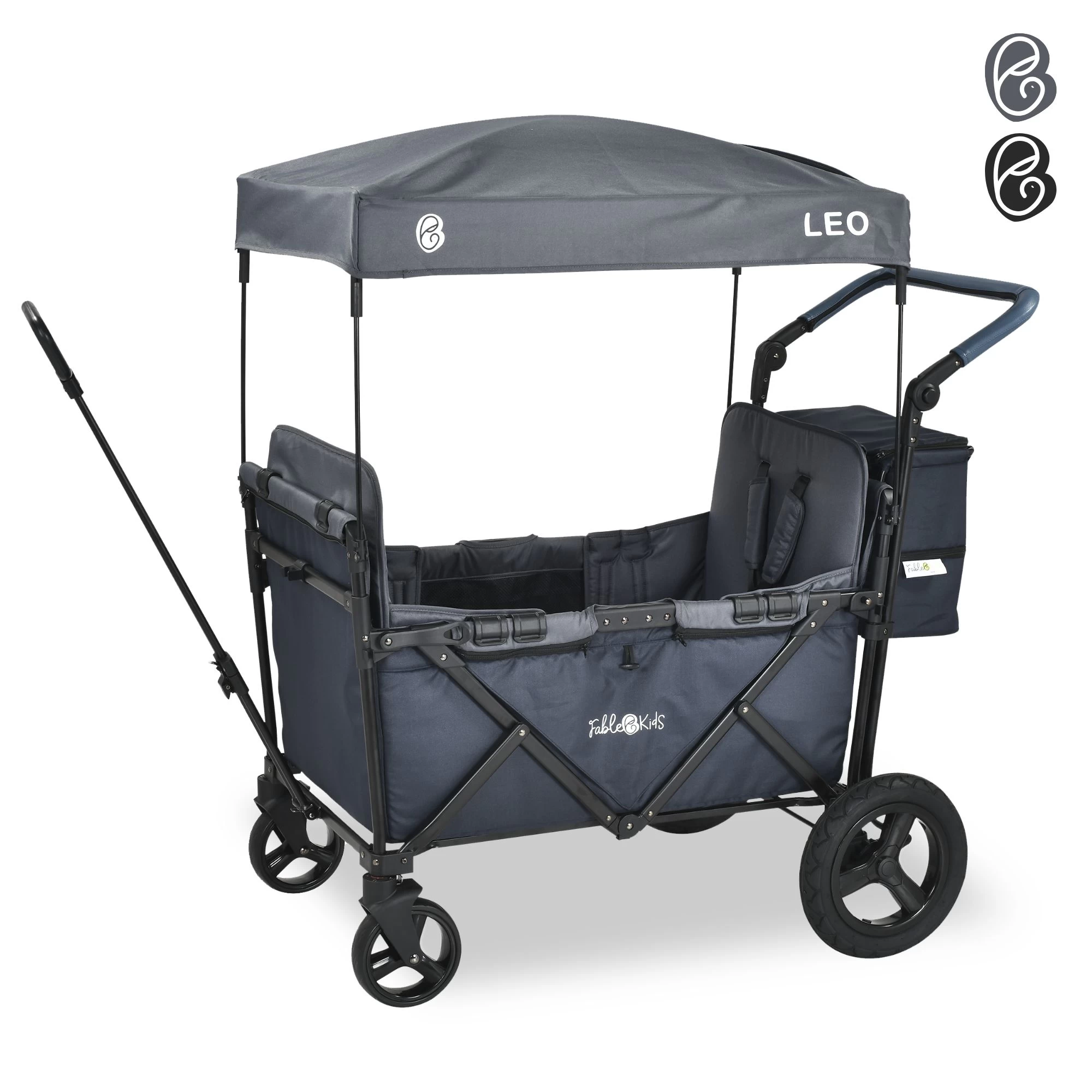 Xe kéo dã ngoại Fable Kids LEO X2 plus - Blueberry