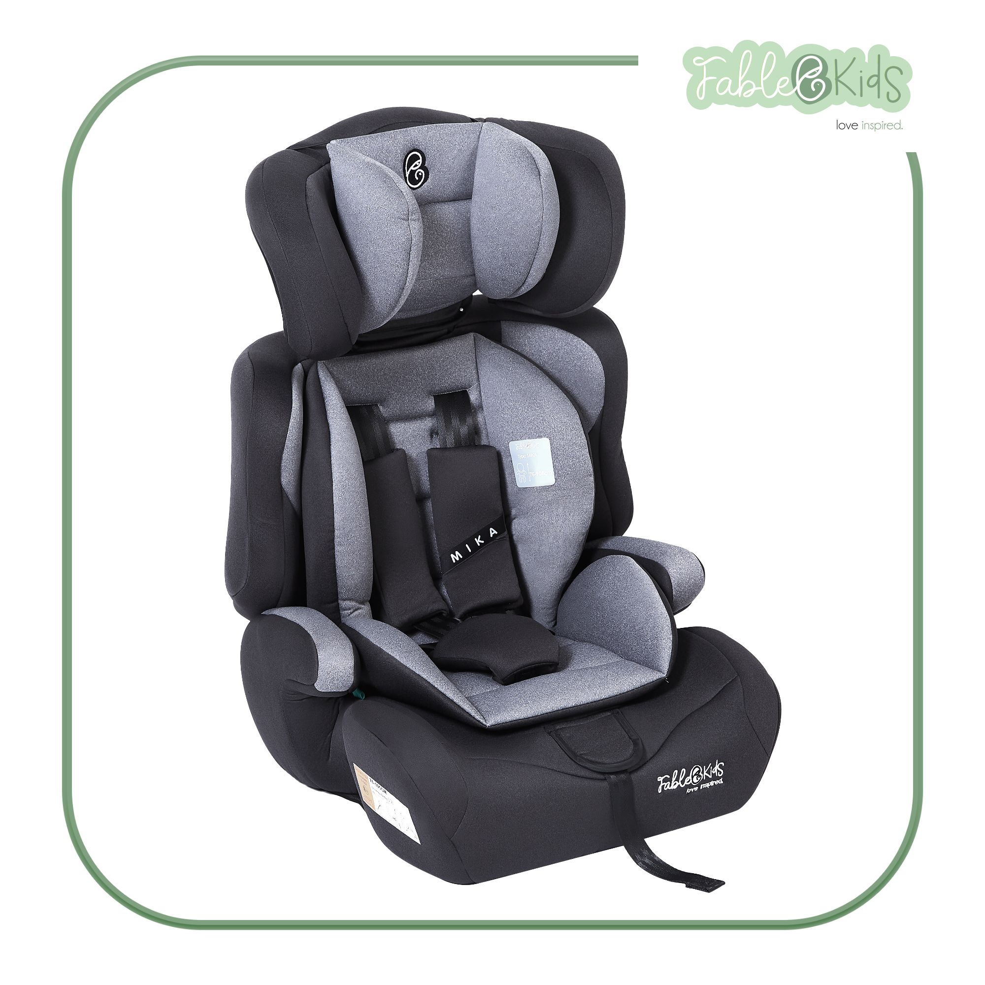 Autokindersitz Mika Grau 2